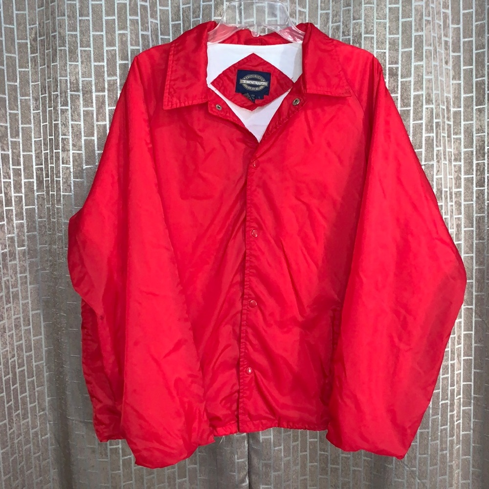 Vintage Red Windbreaker